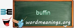 WordMeaning blackboard for buffin